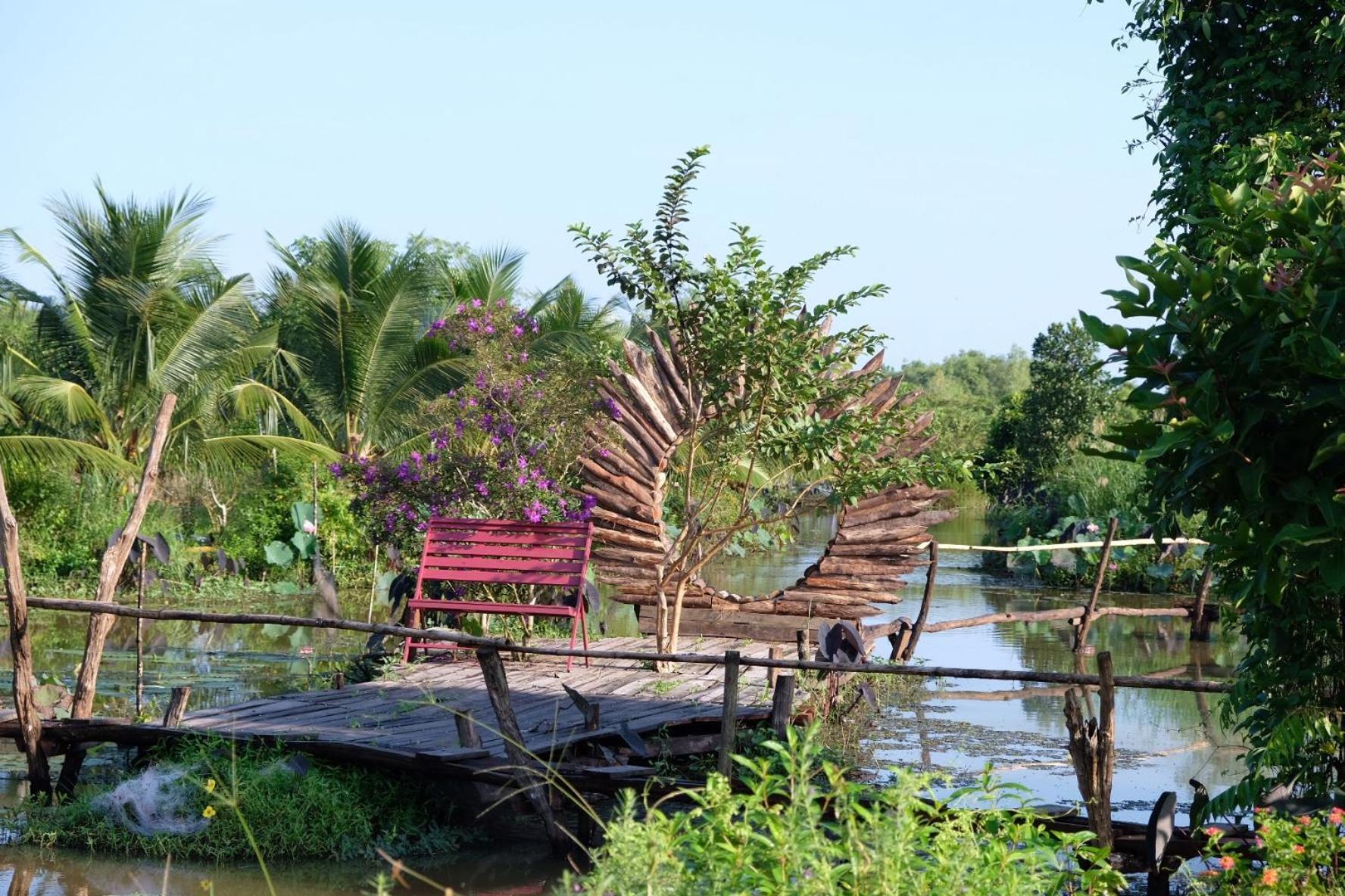 Bungalow - Farmstay Hoa Rung U Minh Cà Mau Eksteriør bilde